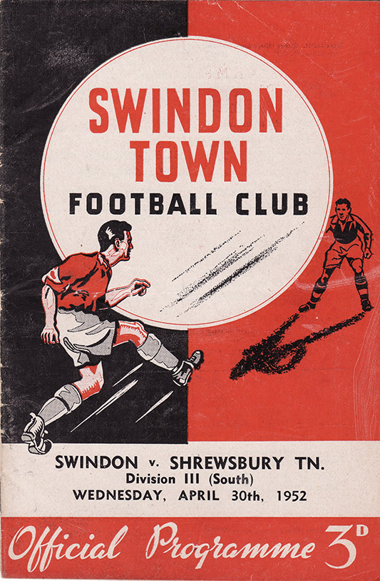<b>Wednesday, April 30, 1952</b><br />vs. Shrewsbury Town (Home)